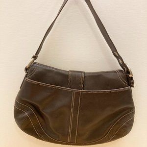 Coach Hobo shoulder handbag, model F10910, brown.